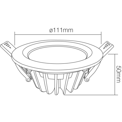 Oprawa Downlight LED FUT063 RGB+CCT