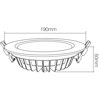 Sufitowa Lampa LED FUT069 RGB+CCT