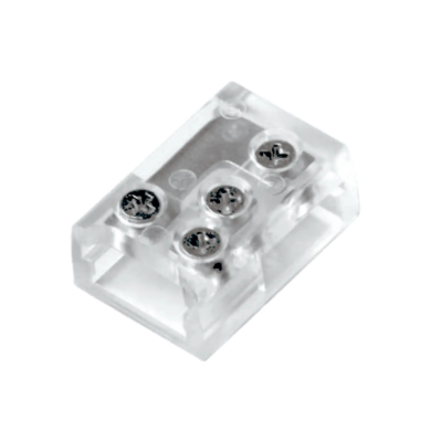 Złącze taśmy LED 8mm skręcane L/T 2pin 6A SMD/COB