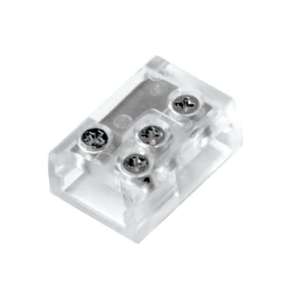 Złącze taśmy LED 10mm skręcane L/T 2pin 6A SMD/COB