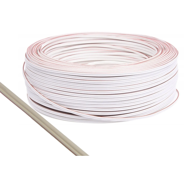 Przewód 2x0.5mm 20AWG 80° 300V VW-1