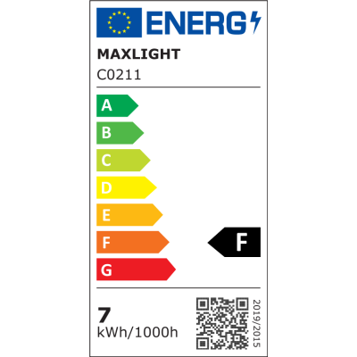 Maxlight C0211 Tub + Pierścień ozdobny RC0155/C0156