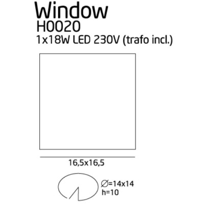 Maxlight H0020 Window