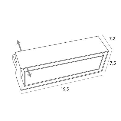 Maxlight H180.04 Modular, do skompletowania z modułem HM180 i zasilaczem HT180