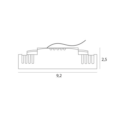 Maxlight HT180 Zasilacz do modułu Modular 12W ściemnialny