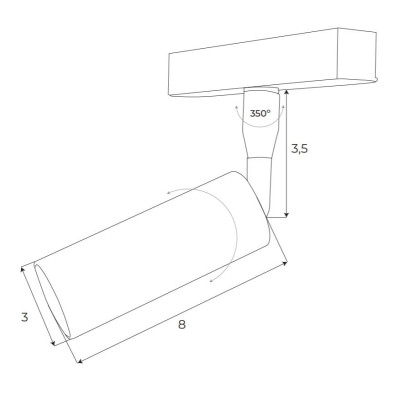 Maxlight M0008Z Magnetic Reflektor 4,7W Zigbee