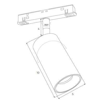 Maxlight M0009Z Magnetic Reflektor 9,4W Zigbee