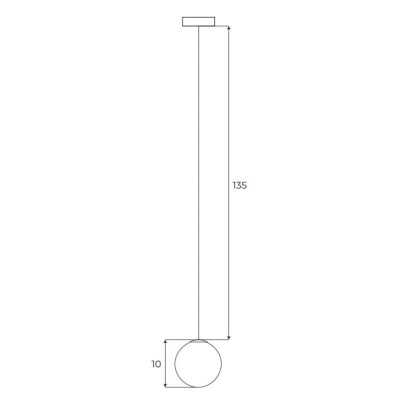 Maxlight M0017D Magnetic Kula Wisząca Dali