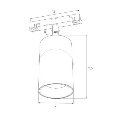 Maxlight M0032Z Magnetic Reflektor 18W Zigbee