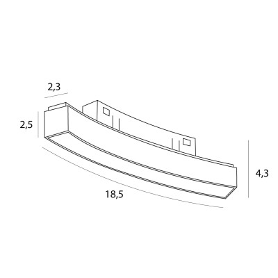 Maxlight M0037Z Magnetic Linia łukowa Zigbee