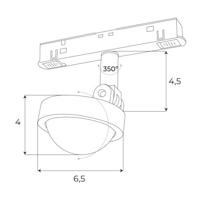 Maxlight M0046Z Magnetic Spotlight 8W Zigbee