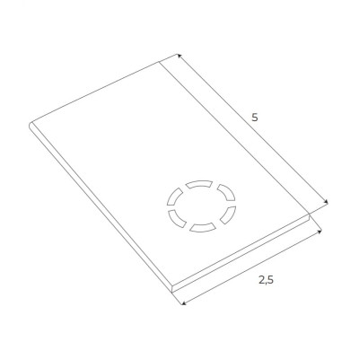 Maxlight MA0012 Magnetic Zaślepka szyny natynkowej wysokiej MT0001/MT0002