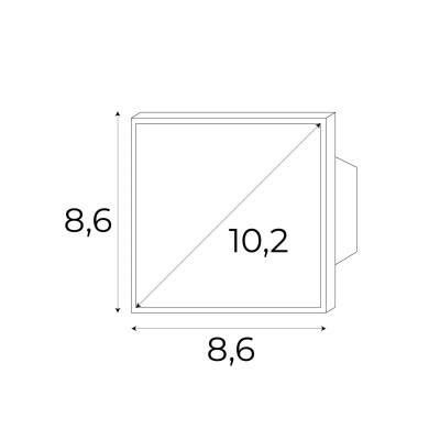 Maxlight MA0015 Magnetic Panel kontrolny Zigbee/Tuya