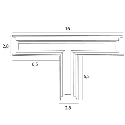 Maxlight MT0015 Magnetic Trójnik mechaniczny szyny natynkowej wysokiej MT0001/MT0002