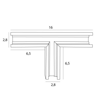 Maxlight MT0017 Magnetic Zaślepka szyny natynkowej niskiej MT0011/MT0012