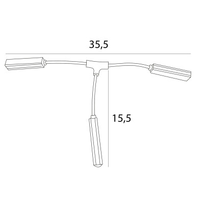 Maxlight MT0035 Magnetic Trójnik elektryczny
