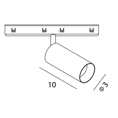 Maxlight N0002N Micro11 Reflektor 10W On/Off