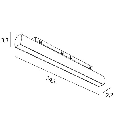 Maxlight N0007Z Micro11 Linia obrotowa 18W Zigbee