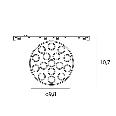 Maxlight N0012Z Micro11 Raster okrągły Zigbee
