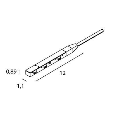 Maxlight NA0001 Micro11 Końcówka zasilająca zasilacza zewnętrznego