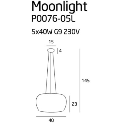 Maxlight P0076-05l Moonlight