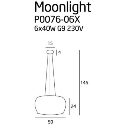 Maxlight P0076-06x Moonlight