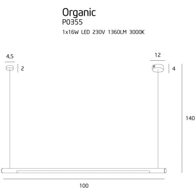Maxlight P0355 Organic Horizon 100cm