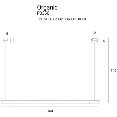 Maxlight P0356 Organic Horizon 100cm