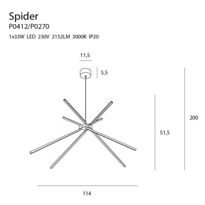 Maxlight P0412 Spider