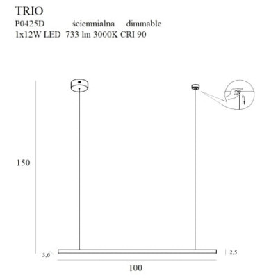 Maxlight P0425D Trio I
