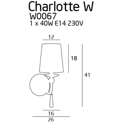 Maxlight W0067 Charlotte