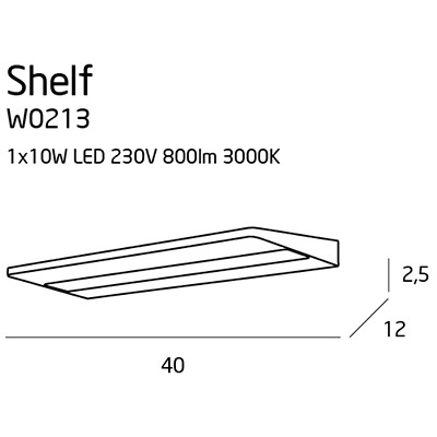 Maxlight W0213 Shelf