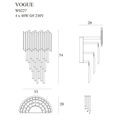 Maxlight W0227 Vogue