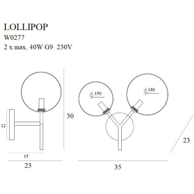 Maxlight W0277 Lollipop
