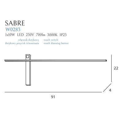 Maxlight W0283 Sabre