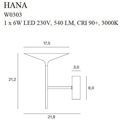 Maxlight W0303 Hana