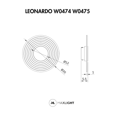 Maxlight W0475 Leonardo