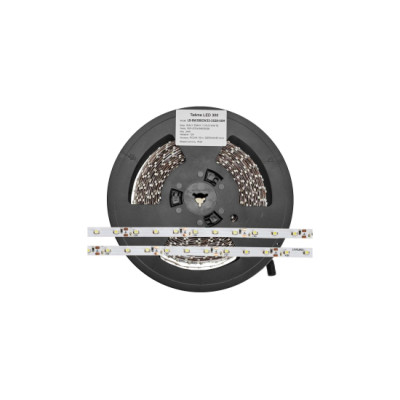 Taśma LED 60 LED/m 2835 SMD Biała Zimna, Wodoodporna, 25m