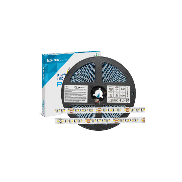 Taśma PROFI 24 V 600 LED 3527 SMD 20 W CCT