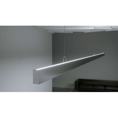 Lumines profile type DULIO anodized silver, 3 m