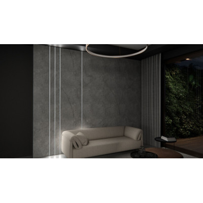 Klosz LUMINES HIGH PMMA czarny 1 m