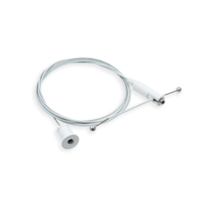 ZAWIESIE DWUSTRONNE - KOMPLET 1500 mm/100mm biały