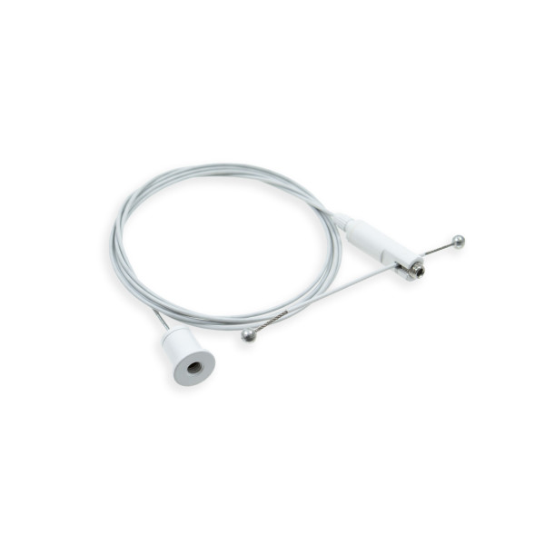 ZAWIESIE DWUSTRONNE - KOMPLET 1500 mm/100mm biały