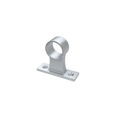 Uchwyt dystansowy niski fi 25 mm przelot. Chrom