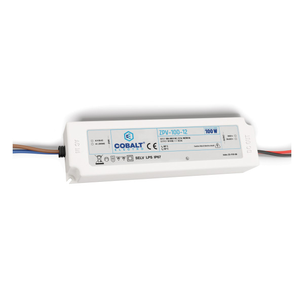 Zasilacz impulsowy CobaltElectro ZPV 12V 100W IP67