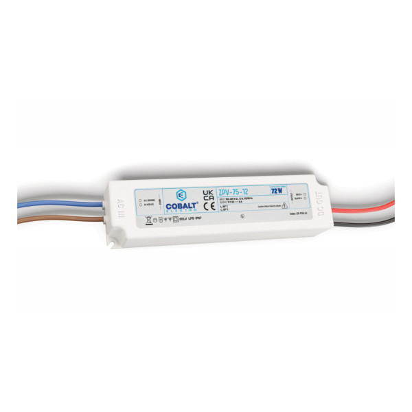 Zasilacz impulsowy CobaltElectro ZPV 12V 72W IP67