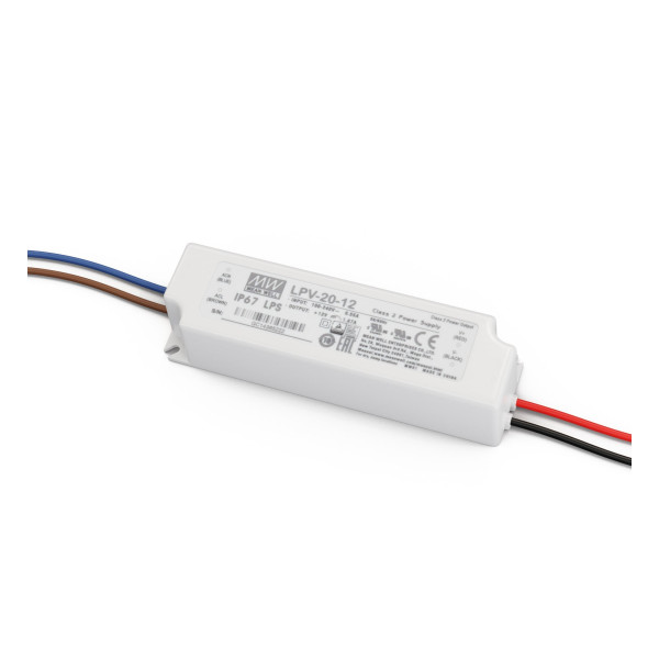 Zasilacz MEAN WELL LPV 12V 20W IP67