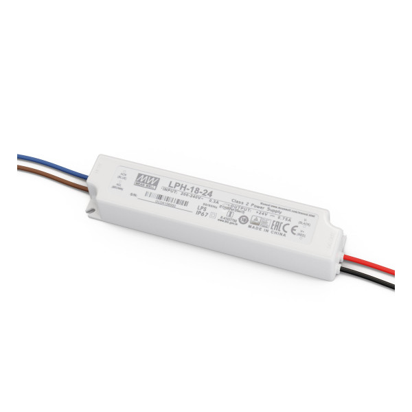 Zasilacz MEAN WELL LPH 24V 18W IP67