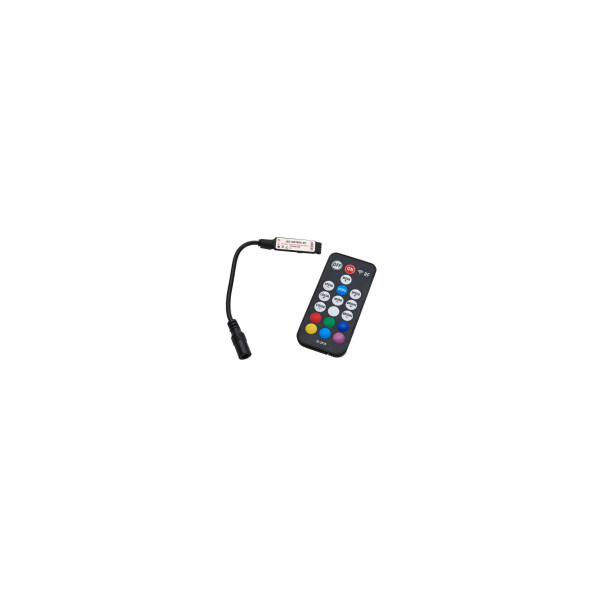Sterownik LED RGB 12V 72W 18 przycisków mini RF Black