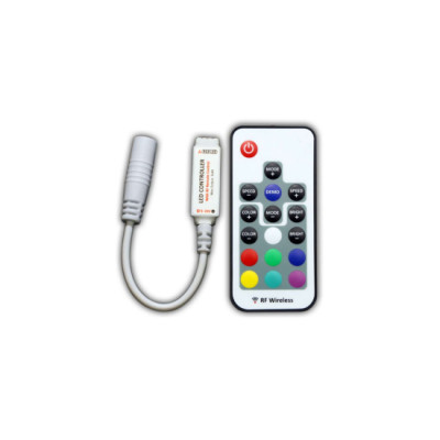 Sterownik LED RGB 12V 72W 18 przycisków mini RF White